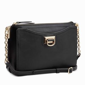 Nine West Dylan Top Zip Shoulder Bag - Black - Ireland (MQ5972431)